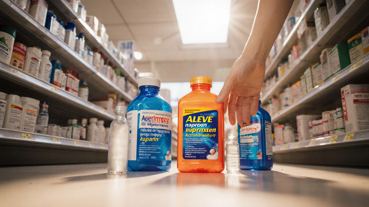 Aleve (Naproxen) vs Popular Pain‑Relief Alternatives - Full Comparison