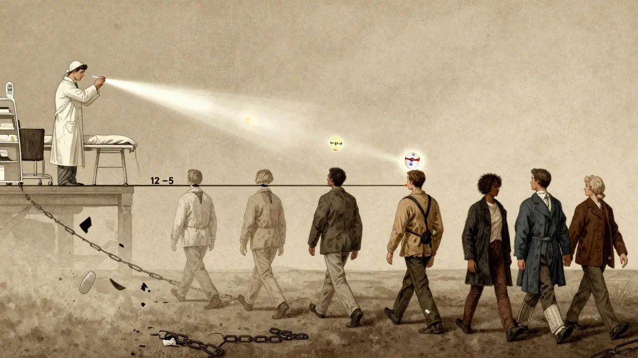 A revolutionary 12-week cancer treatment timeline with radiation, immunotherapy, and chemo depicted as a heroic journey.